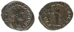 Roman Imperial Coinage Carinus (283-284) - BI Antoninianus (Rome AD 285, 3,20 g) - IMP CARINVS P F AVG, radiate, draped and cuirassed bust right / AETERNIT AVGG, Aeternitas standing front holding Phoe