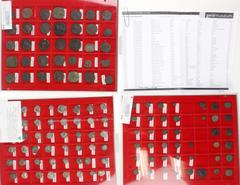 Miscellaneous Miscellaneous - A mixed lot of ancient coins: - 1 tray of Roman Denarii such as Traianus, Hadrianus (3), Vespasianus (2), Septimius Severus (5), Ant. Pius (2), Marcus Aurelius, Lucius Ve