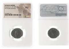 Roman Imperial Coinage Claudius II Gothicus (268-270) - BI Antoninianus (Milan AD 268-9) - IMP CLAVDIVS P F AVG, radiate, draped and cuirassed bust right / FELIC TEMPO, Felicitas standing, holding cad