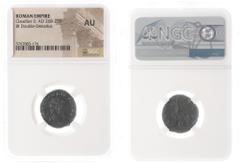 Roman Imperial Coinage Claudius II Gothicus (268-270) - BI Antoninianus (Milan AD 268-9) - IMP CLAVDIVS P F AVG, radiate, draped and cuirassed bust right / SPES PVBLICA, Spes advancing left, holding f