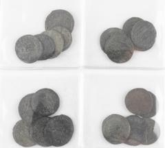 Ancient coins in lots / Roman coinage Lot of 20 Antoniniani all with different reverses: 5 x Probus; 5 x Carinus; 5 x Diocletianus; 5 x Maximianus – VF