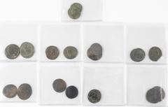 Ancient coins in lots / Roman coinage Beautiful lot of 17 Antoniniani: 2x Probus, 2x Carus, 2x Carinus, 2x Numerianus, 2x Diocletianus, 2x Maximianus, 1x Galerius, 2x Constantius I, 2x Licinius: most 