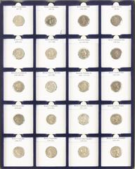 Ancient coins in lots - Roman coinage Ancient coins in lots - Roman coinage - A nice collection of Roman Denarii: Vespasianus (2), Plautilla, Nerva, Geta, Hadrianus, Sabina, Ant. Pius, Lucius Verus, M