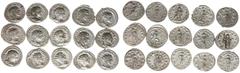 Ancient coins in lots - Roman coinage Ancient coins in lots - Roman coinage - A nice lot with Roman AR Antoniniani: Gordianus III (13) Philippus I Arabs (2) - in total 15 coins in avg. VF