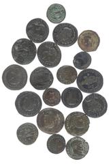 Ancient coins in lots - Roman coinage Ancient coins in lots - Roman coinage - Lot 20x Follis: 3x Diocletian RIC 181,285, 580; 2x Maximianus RIC 200, 580; 2x Constantius I RIC 315, cf 531; 3x Galerius 