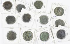 Ancient coins in lots - Roman coinage Ancient coins in lots - Roman coinage - A small collection of Roman Sestertii: Commodus, Hadrianus, 2 x Traianus, 2 x Alexander Severus, 4 x Philippus I Arabs en 