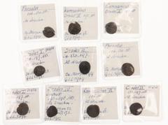 Ancient coins in lots Miscellaneous coinage - Elymais - A lot with: Kamnaskirid Dynasty, Late Kamnaskires AE drachm (De Morgan 18; G.I.C. 5890); "Arsacid" dynasty, Orodes I, AD130-147, AE drachm (2) (
