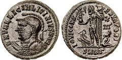 RÖMER RÖMISCHES KAISERREICH. Licinius II. Caesar 317-324. AE-Follis 19/20mm (321/324) 3,25g, Heraclea, 3. Offizin. Büste mit Panzer, Helm, Schild und geschulterter Lanze n.l. D N VAL LICIN LICINIVS NO
