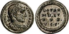 RÖMER RÖMISCHES KAISERREICH. CONSTANTINUS I. der Große, Augustus 306(310)-337. AE-Follis 19mm (317) 3,69g, Thessalonica, 3. Off. Büste mit Panzer und Lorbeerkranz n.r. CONSTAN-TINVS AVG / VOT XX - MVL