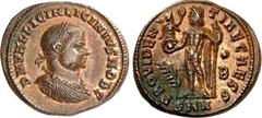 RÖMER RÖMISCHES KAISERREICH. Licinius II. Caesar 317-324. AE-Follis 20mm (317/320) 3,08g, Nicomedia, 2. Offizin. Büste mit Panzer, Paludamentum und Lorbeerkranz, n.r. D N VAL LICIN LICINIVS NOB C / PR