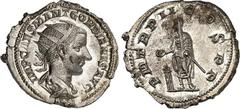 RÖMER RÖMISCHES KAISERREICH. GORDIANUS III. Augustus 238-244. Antoninian (239) 21,5/23mm 4,42g. Büste mit Panzer, Paludamentum und Strahlenkrone n.r. IMP CAES M ANT GORDIANVS AVG / P M TR P II COS P P