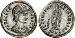 RÖMER RÖMISCHES KAISERREICH. Helena (Hl.), Mutter von Constantinus I. +329. AE-Follis 20/19mm (324/325) 3,34g, Cyzicus, 1. Off. Pallabüste m. Perlendiadem n.r. FL HELENA - AVGVSTA / SECVRITAS - REI PV