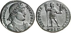 RÖMER RÖMISCHES KAISERREICH. IOVIANUS 363-364. AE-Doppelmaiorina 27/28mm 8,62g, Thessalonica, 2. Offizin. Büste mit Panzer, Paludamentum und Rosettendiadem n.r. D N IOVIANV-S P F P P AVG / VICTORIA - 