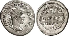 RÖMER RÖMISCHES KAISERREICH. PHILIPPUS I. Arabs 244-249. Antoninian (248/249) 4,01g. Paludamentbüste m. Strkr. n.r. IMP PHILIPPVS AVG / FELI-CIT.AS -IMPP im Lorbeerkranz. RIC 60, C. 39. . R min.Vs.-Pa