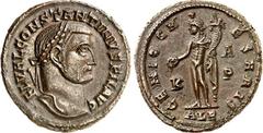 RÖMER RÖMISCHES KAISERREICH. CONSTANTINUS I. der Große, Augustus 306(310)-337. Bi-Follis 24mm (310) 5,65g, Alexandria, 1. Off. Kopf m. Lorbeerkranz n.r. FL VAL CONSTANTINVS FIL AVG / GENIO CA -ESARIS 