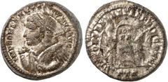 RÖMER RÖMISCHES KAISERREICH. CONSTANTINUS I. der Große, Augustus 306(310)-337. Bi-Argenteus (313) 3,10g, Trier, 1. Off. Paludamentbüste m. Helm u. geschulterter Lanze n.l. IMP CONSTANTI-NVS AVG / VICT