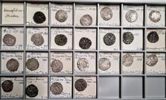 Coins of the Crusader States and Successors LOTS. DENIERS TOURNOIS. Lot von 24 Deniers tournois: Athen (8), Achaia (14), , Epirus (1), Thessalien (1). . Schön und sehr schön
