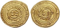 COINS OF THE CRUSADER STATES AND SUCCESSORS CRUSADER IMITATIONS OF ARABIC COINS. KINGDOM OF JERUSALEM. Early Imitative Gold Coinage, Mint: Jerusalem. Imitation of a Fatimid dinar of the caliph al-Âmir