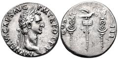 Roman Imperial Nerva, 96-98. Cistophoric Tetradrachm (Silver, 24 mm, 9.98 g, 7 h), uncertain mint in Asia Minor, January-September 97 AD. IMP NERVA CAES AVG P M TR POT P P Laureate head of Nerva to ri