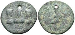 Roman Provincial BITHYNIA. Apamea. Caligula, 37-41. (Bronze, 30 mm, 10.19 g, 12 h). DIVÆ DRVSILLAE / IVLIAE AGRIPPINA Half length draped busts of Drusilla left facing, Iulia facing, and Agrippina Jr f