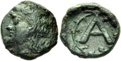 The Anthony Milavic Collection of Ancient Games Coins The Crown Games The Nemean Games ARGOLIS. Argos. Circa 325-300 BC. Dichalkon (Bronze, 15 mm, 2.99 g, 9 h). Head of Hera to left, wearing polos. Re