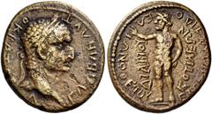 The Anthony Milavic Collection of Ancient Games Coins Games Officials Agonothetes PHRYGIA. Cotiaeum. Galba, 68-69. (Bronze, 21 mm, 4.27 g, 12 h), struck under the magistrate Tiberius Claudius Aretis P