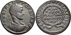 The Anthony Milavic Collection of Ancient Games Coins Prize Wreaths Simple wreaths IONIA. Smyrna. Gordian III, 238-244. Hexassarion (Bronze, 35 mm, 23.92 g, 6 h), struck under the strategos Gaius Iuli