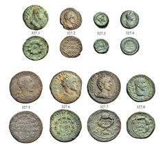 The Anthony Milavic Collection of Ancient Games Coins Large Lots GREEK & ROMAN PROVINCIAL, Epirus - Coele-Syria. Nicopolis, Nicaea, Kyzikos, Thyateira, Anemurium, Damascus, Hieropolis. Mostly of the 2