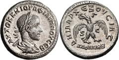 Roman Imperial & Provincial SYRIA, Seleucis and Pieria. Antioch. Philip I, 244-249. Tetradrachm (Billon, 25.5 mm, 13.06 g, 1 h), 245. ΑΥΤΟΚ Κ Μ ΙΟΥΛ ΦΙΛΙΠΠΟC CЄΒ Laureate, draped and cuirassed bust of