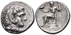 Greek KINGS OF MACEDON. Philip III Arrhidaios, 323-317 BC. Tetradrachm (Silver, 26.5 mm, 16.95 g, 11 h), in the name of Philip III Arrhidaios of Macedon and the types of Alexander III of Macedon, Baby