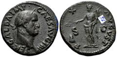 Roman Imperial Galba, 68-69. Dupondius (Bronze, 26 mm, 9.44 g, 5 h), Rome, June-August 68. SER GALBA IMP CAES AVG TRP Laureate and draped bust of Galba to right. Rev. PA-X AVGVST, S C Pax standing to 