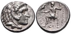 Greek KINGS OF MACEDON. Alexander III 'the Great', 336-323 BC. Tetradrachm (Silver, 25.5 mm, 17.01 g, 7 h), in the name and types of Alexander III of Macedon, uncertain mint in Southern Asia Minor, ci