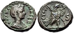 The Prof. James M. Collier Collection - Roman Provincial Coins EGYPT. Alexandria. Severina, Augusta, 270-275. Tetradrachm (Potin, 21 mm, 7.49 g, 12 h), Dated regnal year S (6) of Aurelian = 274-275. Ο