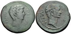 The Prof. James M. Collier Collection - Roman Republican & Imperatorial Coins The Triumvirs. Octavian and Divus Julius Caesar, 36 BC. Dupondius (Orichalcum, 31.5 mm, 16.10 g, 6 h), Uncertain Southern(