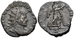 The Prof. James M. Collier Collection - Roman Imperial Coins Claudius II Gothicus, 268-270. Antoninianus (Billon, 19 mm, 2.20 g, 6 h), Mediolanum. [IM]P CLAVDIVS p F AVG Radiate, draped and cuirassed 