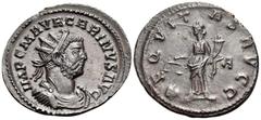 The Prof. James M. Collier Collection - Roman Imperial Coins Carinus, 283-285. Antoninianus (Billon, 24 mm, 3.32 g, 12 h), Lugdunum, 283-284. IMP C M AVR CARINVS AVG Radiate, draped and cuirassed bust