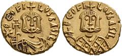 BYZANTINE AND MEDIEVAL COINS Theophilus, 829-842. Solidus (Gold, 16mm, 3.85 g 5), Syracuse, 829 - 830/1. *Θ'ΟFΙLΟS bΑSΙL Crowned and draped bust of Theophilus facing, holding cross potent in his right