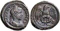 ROMAN IMPERIAL AND PROVINCIAL COINS EGYPT. Alexandria. Gordian III, 238-244. Tetradrachm (Potin, 22 mm, 13.92 g, 12 h), RY 7 = 243/244. A K M ANT ΓOPΔΙANOC EY Laureate, draped and cuirassed bust of Go