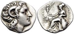 Greek KINGS OF THRACE. Lysimachos, 305-281 BC. Drachm (Silver, 17.5 mm, 4.19 g, 12 h), Ephesos, circa 294-287. Diademed head of the deified Alexander the Great to right, with horn of Ammon over his ea