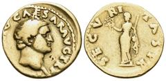 Roman Imperial Otho, 69. Aureus (Gold, 19 mm, 6.96 g, 6 h), Rome, 15 January - 17 April 69. IMP OTHO CAESAR AVG TR P Bare head of Otho to right. Rev. SECVRITAS P R Securitas standing left, holding wre