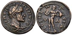 The Vineyard Colection Part IV, Roman Provincial CILICIA. Ninica-Claudiopolis. Maximinus I Thrax, 235-238. (Bronze, 26 mm, 9.65 g, 6 h). IMP MAXIMINVΓ PΙ (sic) Laureate, draped and cuirassed bust of M
