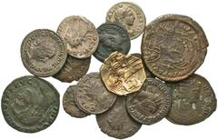 Large Lots ROMAN IMPERIAL & BYZANTINE. 3rd-14th century. (Mixed metals, 74.76 g). A lot of Fourteen (14) coins, including denarii of Caracalla and Elagablus, antoniniani of Trajan Decius, Gallienus (3