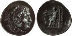 Seleucid Kingdom. Lycia. Tetradrachm in the name of Alexander the Great, Phaselis year 6 (213-212) (Ar - 16,71g - 1h). Price 2842; Müller 1184. Dark tone. Very fine.