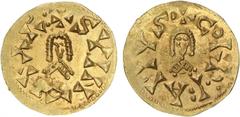 Visigodas - Suintila (621-631) - Tremissis Ouro Tremissis Cordoba CNV 287.3/287.5 +SVINTILAR: +CORP:I:A PIVM 1,45g BELA