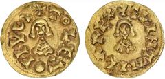 Visigodas - Suintila (621-631) - Tremissis Ouro Tremissis Toledo CNV 298 1,48g MBC