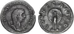 Roman Coins Roman - Valerian in honour of Diva Mariniana - Roman - Valerian in honour of Diva Mariniana Antoninianus, Billon; DIVAE MARINIANAE, bust without diadem / CONSECRATIO; RCV 10068, RIC 4, RSC