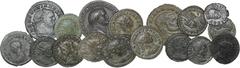Roman Coins Roman - Empire - Roman - Empire Lot (17 coins) - As, Anton., AE Radiate, Follis, Centen., AE (var. loc.) - Vespasian: RCV 2362.var; Claudius II: 11316.var; Aurelian: 11523; 11569; 11573; P