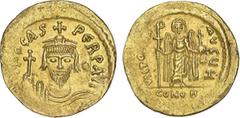 Byzantine Coins Byzantine - Phocas (602-610) - Byzantine - Phocas (602-610) Gold - Solidus; Constantinople; (...N) FOCAS PЄRP AVG / VICTORIA AVςꞍ Η, exergue: CONOB; BCV 620; 4.24g ; EF+