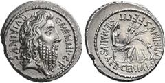 The Roman Republic The Dioscuri Collection. The Roman Republic. C. Memmius C. f. Denarius 56, AR 20 mm, 3.80 g. C·MEMMI·C·F· – QVIRINVS Laureate head of Quirinus r. Rev. MEMMIVS· AED·CERIALIA·PREIMVS·