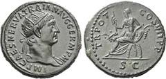The Roman Empire The Geoffrey Cope Collection of Ancient Greek and Roman Bronzes. The Roman Empire. Trajan augustus, 98 – 117. Description Dupondius, Roma circa 101-102, Æ 28 mm, 13.34 g IMP CAES NERV